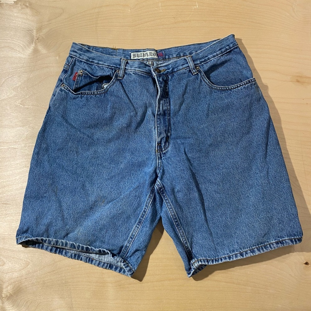Bugle Boy Classic Blue Jean Shorts 38 W (OX)